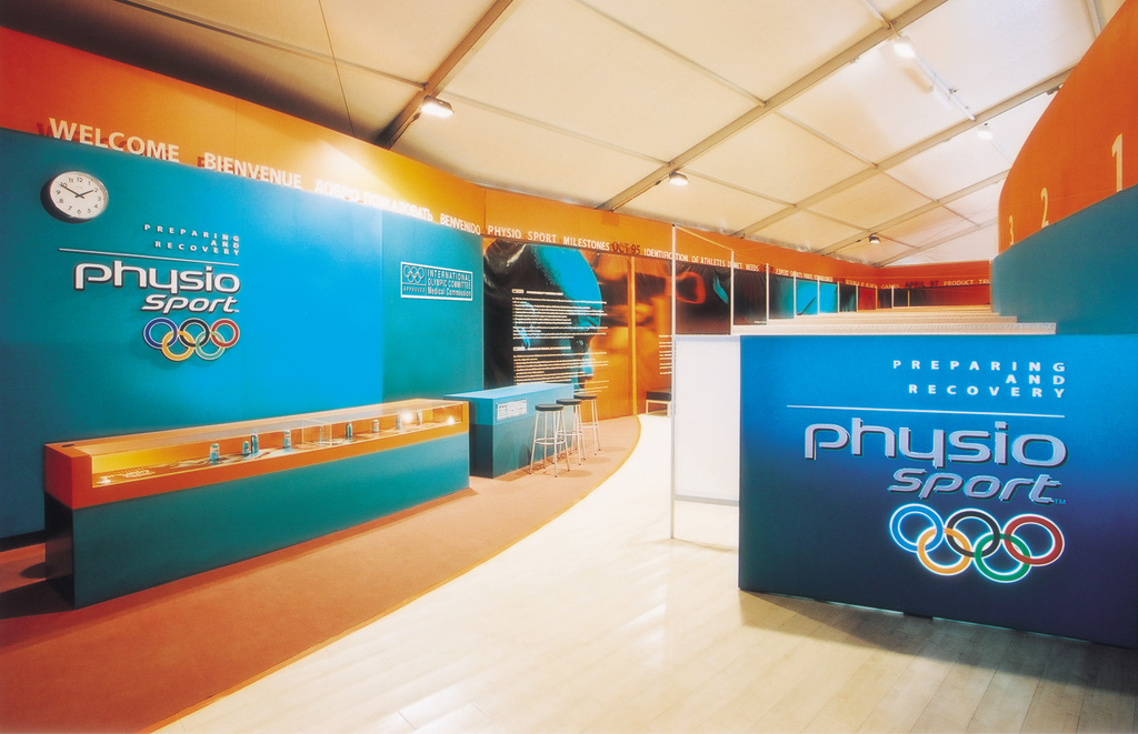 Mightyworld Physio Sport Unilever Olympics lobby design
