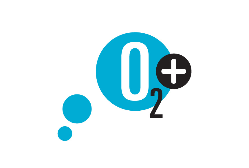 Mightyworld Oxygen Plus logo branding design