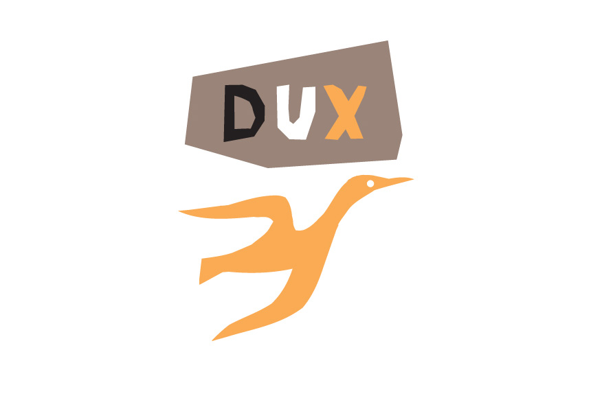 Mightyworld Dux logo branding design
