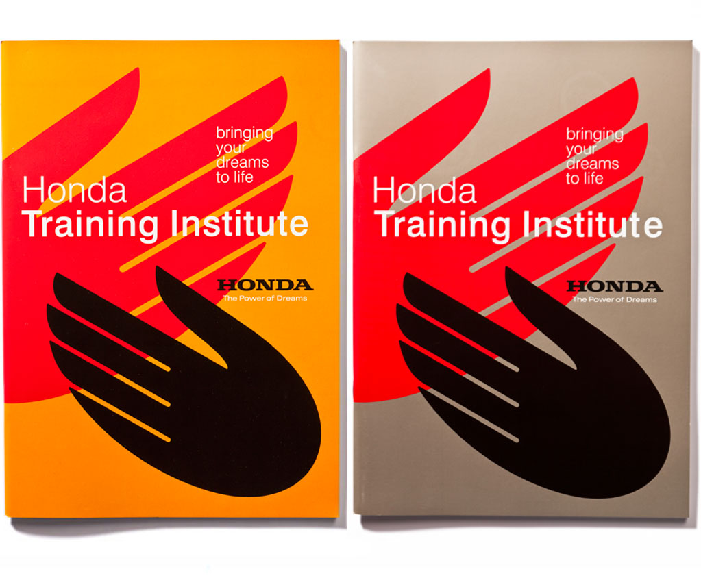 Mightyworld Honda Training Institute brochure print design